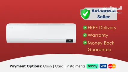  1 Samsung 1.5 Ton Split Air Conditioner  Brand New  1 Year Warranty  FREE Delivery