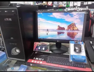  1 كمبيوتر كامل مناسب للتوجيهي والمنصات التعليمية