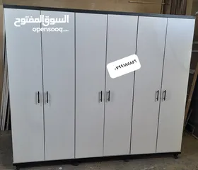  26 خزائن ملابس خشب لامنيت 18م الون متعددة تفصيل حسب الطلب