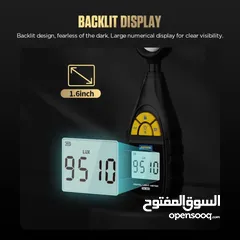  4 يتوفر لدينا جهاز مقياس الضوء الرقمي  يحتوي الجهاز على نظام قياس قابل للتعديل.