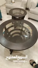 4 كنب كورنر لون خمري بحالة جيدة جدا