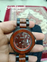  1 wood watch BEWELL new condition