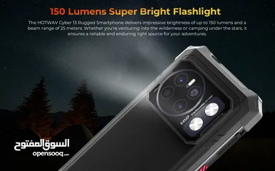  5 الجهاز الأسطوري المقاوم للكسر و الماء والغبار ببطارية عملاقه 10800 HOTWAV CYPER 13 للبيع