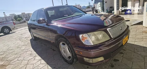  1 لكزس للبيع 400LS مديل 98 مرخصه