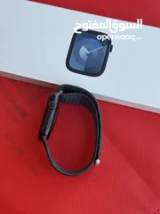  15 Apple watch S9 45mm بطارية 100٪؜ كفالة ابل 8 شهور