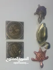  7 قطع نحاس صغيره