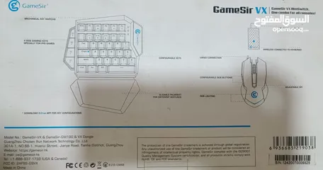  5 Gamesir vx keyboard and mouse