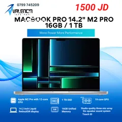  1 MacBook Pro 14.2" M2Pro 16GB / 1TB ماك بوك برو 14.2"