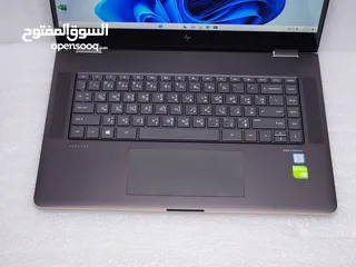  8 HP SPECTRE CORE I7 PROCESSOR 8TH GENERATION 16GBRAM 500GB SSD TOUCH AND X360 NVIDIA 2GB GRAPHICS