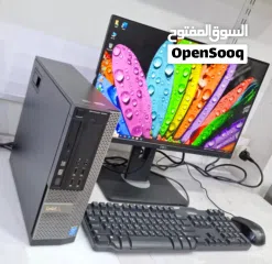  3 DELL Core i7 WIFI Computer Set With 23" Full HD Monitor 16GB RAM + 512GB SSD Ready To Use