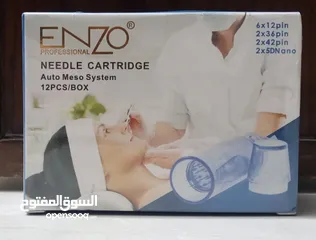  3 بكج ابر ديرما بن اينزو ENZO  Derma Pen Needles البكج مكون من 12 راس