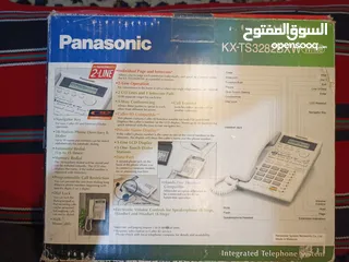  2 هاتف ارضي للمكاتب والشركات والمحلات Panasonic