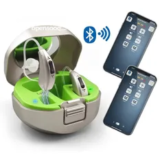  7 سماعات طبيه حديثة لضعاف السمع بلوتوث وقابلة للشحن 2023 Bluetooth Rechargeable Hearing aid amplifier