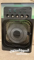  3 مروحة تبريد صغيرة محمولة مع رذاذ ماء بارد