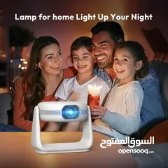  19 بروجكتر لاسلكي أندرويد داتا شو 180 بوصة مزود ببطارية يعمل ساعتين متواصل بدون الحاجة إلى مصدر طاقة