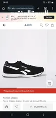  4 حذاء رياضي نسائي اسود ماركة reebok