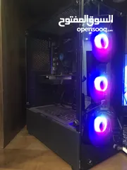  1 pc gaming  1100 شيكل