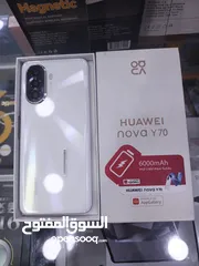  1 جهاز جدبد 128g 8rsm  Huawei nova Y70