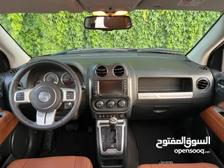  10 جيب كومباس 2016 وارد الوكالة صيانة الشركة عداد قليل فحص كامل بحاله الوكاله