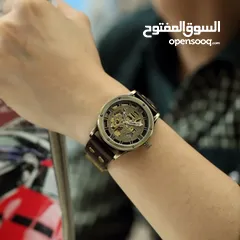  1 Leather Analog mens wrist watch