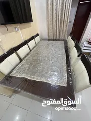  2 طاولة سفرة 8 اشخاص