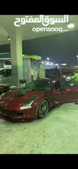  6 كورفت c7 stingray z51  قير عادي مديل 2016 ماشيه. 78 الف شرط الفحص بالكامل