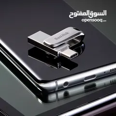  2 فلاشات SanDisk تايب سي حديد  رقم واحد البيع جمله فقط