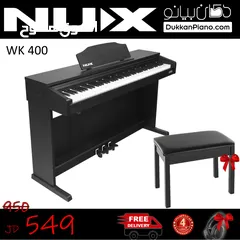  2 ديجتال بيانو Nux WK-400 Digital Piano جديد مع كرسي