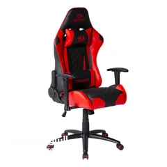  2 Redragon KING OF WAR C601 GAMING CHAIR-black-red كرسي ريدراجون أصلي مكفول اسود واحمر