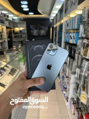  1 Iphone 12 pro 256gb battery 80% حبة وكاله بالكرتونه