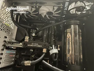  4 جهاز احترافي بتبريد مائي مفتوح ryzen 7700x + 2080ti