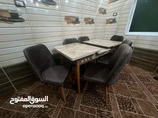  2 طاولة سفرة تركي مكفول يوجد توصيل طاولات سفرة
