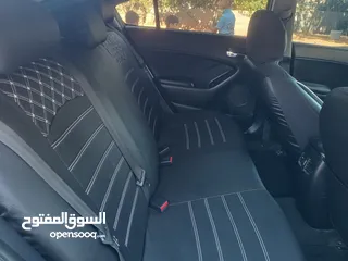  13 كيا سيراتو موديل 2014 ما شاء الله فول اضافات فتحة سقف حساس امامي خلفي شركة ليد امامي وخلفي سبويلرات