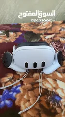  4 Meta quest 3 512GB + charger تم شراءها بنهاية شهر أربعة بسعر 425