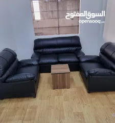  17 طقم كنب 4 مقاعد جلد مكفول موديل الدب الأصلي احذروا التقليد توصيل مجاني لعمان والزرقاء
