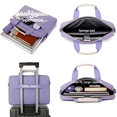  7 Okade T67 Trolley Sleeve Laptop Bag with Strap 15.6" inch حقيبة لابتوب