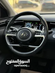  12 هونداي توسان ترخيص 2022 محرك 1600 هايبرد plug in/يقطع على الشحنه 65 كيلو متر  271 حصان