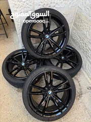  2 جنوط 19 انش لل بي ام دبليو وكاله  اصليات من الشركه مع كواشيكهم  للبيع  بسعر طري bmw