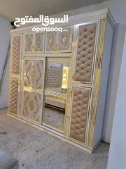  8 غرفة نوم تفصيل خشب لاتيه وزان جديده بسعر اقل من التكلفه نزل السعر ل 700 من 800 اسأل عن سعرها وشوف ..