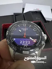  1 ساعة Tissot T-Touch Connect Solar تيتانيوم بحال الجديد