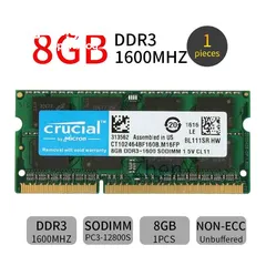  1 مطلوب رام DDR3 8GB