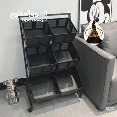  1 سلة ترتيب خضار وفواكه بتصميم عصري وجميل
