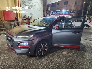  7 هيونداي كونا ايرون مان 2019 فل الفل  رمادي مطفي  20 ألف كم  - فحص ممتاز