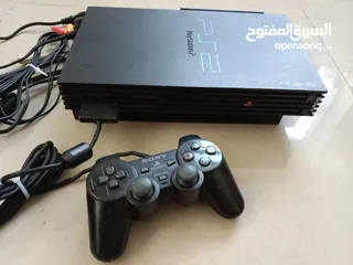  2 Play station 2 Fat with one controller+ 330 games