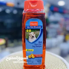  2 شامبو hartz الامريكي للقضاء على الحشرات للكلاب
