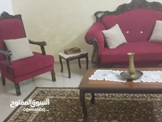  7 طقم كنب خشب زان 7مقاعد