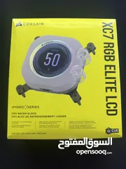  1 Corsair XC7 RGB ELITE LCD cpu water block