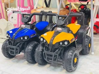  4 تركترون للاطفال بأربع عجلات مع ريموت تحكم،متوفر بثلاثة ألوان كما هو موضح في الصور .