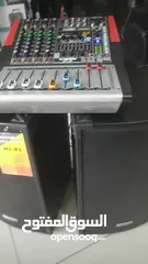  6 طقم dj مكون من سماعات 12 انش عدد2 ومكسر صوت فل مواصفات مع بلوتوث