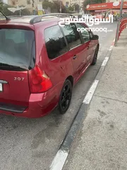  6 بيجو 307 2005  مطور2000 100% مكنيكيات الف الف دهان جديد مزجان حامي بارد منفوضة من النمرة ل النمرة